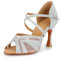 Syrads Scarpe da Ballo Latino Salsa Donna Scarpe da Ballo da Sala Tango Valzer Kizomba Bachata Danze al Coperto 1050