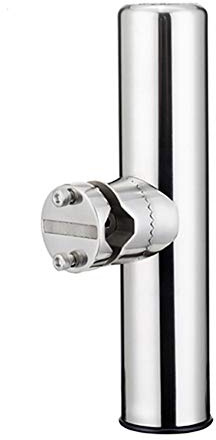 Vislone Angelrutenhalter Boot Reling, Angelrutenhalter für Bootsschienen, aus Edelstahl, 2,2 cm bis 2,5 cm