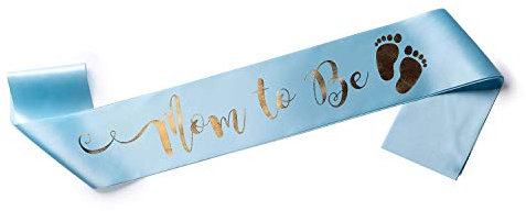 OLILLY Schärpe Mom to Be für eine Baby Shower