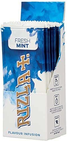 Rizla Lot de 25 Cartes saveur Menthe