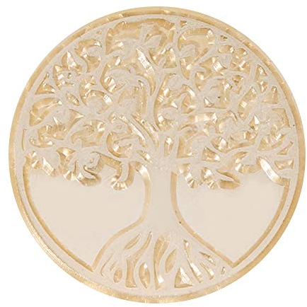 akaddy Vergoldeter Messingkopf Retro DIY Umschlag Wachs Siegel Stempel Dekor (C-Baum)