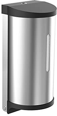 emco System 2 Desinfektionsspender zur Stand- oder Wandmontage, sensorgesteuerter Desinfektionsmittelspender ideal für Flüssigseife und Desinfektionsgel, langlebige Desinfektionssäule