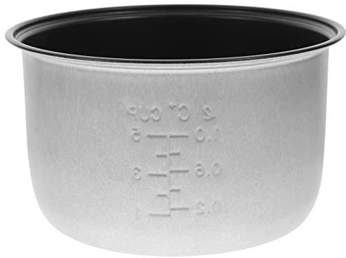 Cabilock Pot Cuiseur à Riz 2L, Doublure IntéRieure AntiadhéSive En Alliage, Accessoires Pour Cuiseur à Riz ÉLectrique, IdéAl Pour La Maison