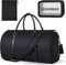 Kleidertasche für Reisen, umwandelbare Handgepäcktasche, große Reisetaschen für Frauen, 2-in-1 hängende Koffer, Anzug, Reisetaschen für Damen und Herren, 3-teiliges Set, D-Black Hahnentritt
