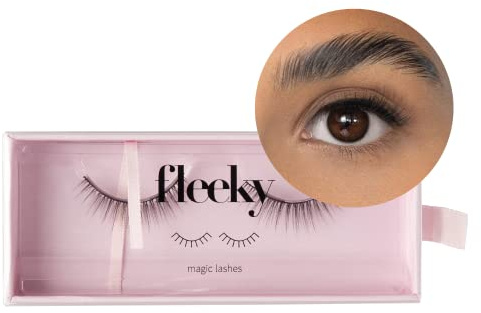 fleeky Magic Lashes - Vegane & tierversuchfreie fake Lashes für deinen perfekten Augenaufschlag on fleek, künstliche Wimpern zum Kleben aus Synthetikhaar (just lashes, Dear)