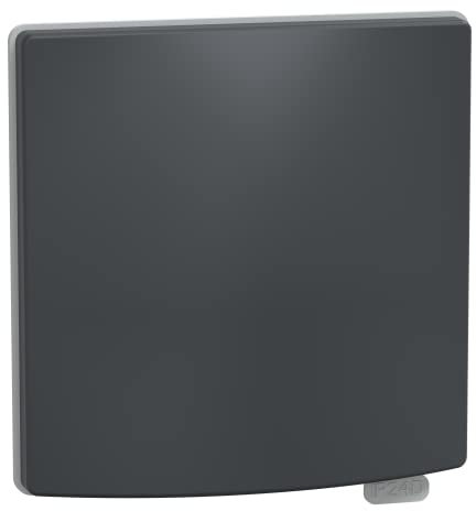 Schneider Electric - Ovalis - Sortie de câble universelle - 16..20A - IP24D - Anthracite - S340644
