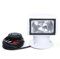 SHZICMY Boot Suchscheinwerfer Arbeitsleuchte 12V 100W Elektrischer Fernbedienung Halogen Suchscheinwerfer Outdoor Marine Scheinwerfer Arbeitslampe für Boot Auto LKW (Weiß)