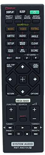 RMT-AM210U Fernbedienung Ersatz für Sony Home Audio System MHC-V50D SAW-GT4D MHC-GT4D MHC-V44D SHAKE-X10D SHAKE-X30D SHAKE-X70D HCD-SHAKEX10 HCD-SHAKEX30