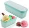 unel Ice Cream Tub With Lid, Insulated Freezer Containers, Plastic Tubs for Soup, Sauces & Ice Cream (Teal)