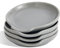 Swuut Ceramic Spoon Rest Set of 4,Spoon Holder for Spatula,Tongs,Gadgets,Coffee Spoon,Spoon Cradle for Stove Top,Kitchen Counter(Geryx4pcs)