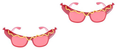 LIFKOME 2St Brille Schreibtischventilator im Vintage-Stil Hirschkostüm für Mädchen lustige schnapsgläser weingläser lustig augenklappen Wurst schmücken Requisiten dekorativer Spiegel