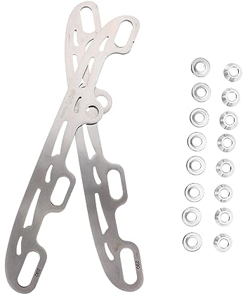 Happyyami 1 Satz Schlittschuhe Hockey Stick Replacement Blades Ersatzklingen Eiskunstlauf Zubeh?r Rollschuhe Teile Für Rollschuhausrüstung Rostfreier Stahl Kugelmesser Aluminiumlegierung