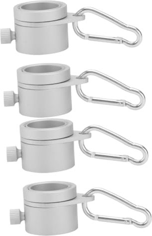 Kisangel 2 Sets Fahnenmast-Befestigung Fahnenmast-drehclip Für Fahnenmast-flaggenbefestigung