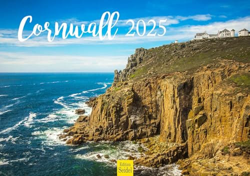 Edition Seidel Premium Kalender Cornwall 2025 Format DIN A3 Wandkalender Europa Großbritannien Vereinigtes Königreich UK Südengland Sussex Küste Meer Britisch