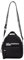 Karl Lagerfeld Jeans Women's Essential Nylon Crossbody Cross Body, Black