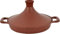 Tajine Safran 30 cm - Antiadhésif - Sans PFOA - Compatible avec toutes les plaques de cuisson - Terre cuite avec gants de four et feutre