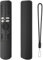 Custodia in silicone per Xiaomi XMRM-ML - Telecomando TV, manica protettiva con cordino anti-perdita per il controller della televisione intelligente (Nero)