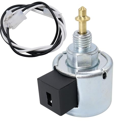 OXCANO 846639 Kit solénoïde d'arrêt de carburant de rechange pour pelouse et équipement de jardin Moteur tondeuse à gazon/tracteur, solénoïde d'arrêt de carburant compatible avec John Deere Craftsman