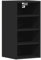 vidaXL Hängeschrank Riga Schwarz 30x29,5x60 cm Holzwerkstoff, Küche Schrank, Einbauküche, Küchenzeile, Küchenmöbel, Oberschrank, Küchenschrank