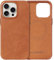 LUCKYCOIN Magnetic Phone Case for iPhone 15 Pro Max 6.7 in,Compatible with MagSafe Wireless Charging,Genuine Leather Case with Metal Buttons,Shockproof Screen Protector Phone Bumper Cover-Brown