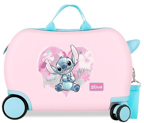 DISNEY Heart Stitch Fille Bagage - Bagage pour enfant, Rose, Taille unique