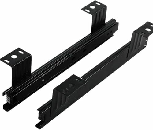 IEOWY Heavy Duty Ball Bearing Drawer Slides Keyboard Shelf Runners 10in/240mm 14in/290mm Table Extension Slide Rail for Under Desk Shelf Computer, Height Adjustment Keyboard Holder Runners kit