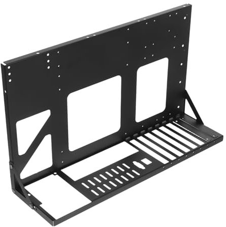 VILLCASE Metall Motherboard Halterung ATX Halter Rahmen Computergehäuse Offen Robust Rostfrei Platzsparend Kompatibel Für Gpu Und Mainboard