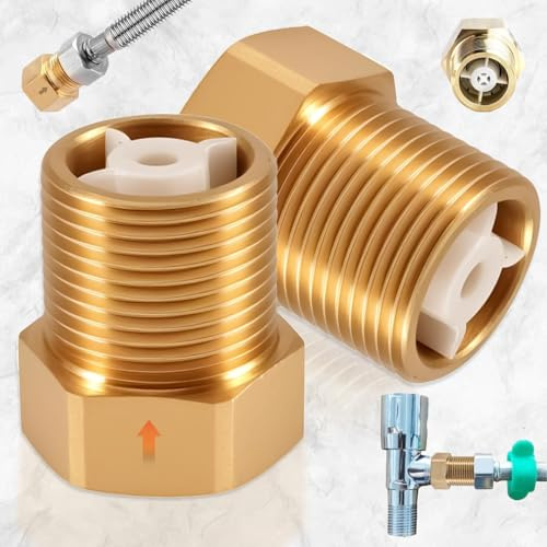 Aatpuss 2 Stück Messing Rückschlagventil 3/4 Zoll, G3/4 Rückschlagventil aus Messing mit Innengewinde, 3/4'' Rückflussverhinderer Aus Mesing, G3/4 Mesing-Rückschlagventi Für Pumpen Toilettenabwass