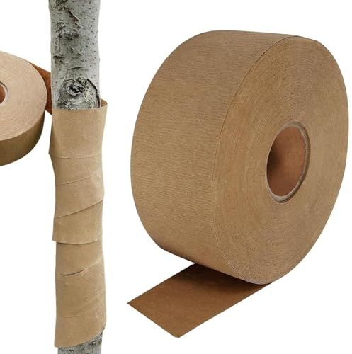 Rindenschild-Reparaturband, Baumrinden-Reparatur-Bandage, Baumstamm-Schutzhüllen, wiederverwendbare Pflanzenwickel zum Schutz von Rinden, Strauchpflanzen, Rinden, Frostschutzbandage, Verpackung, hält