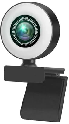 AYJYZHIAG 4K 2K 1080P Network Camera and Play Anchor Light Control Live Streaming for Laptop Computers(4K)