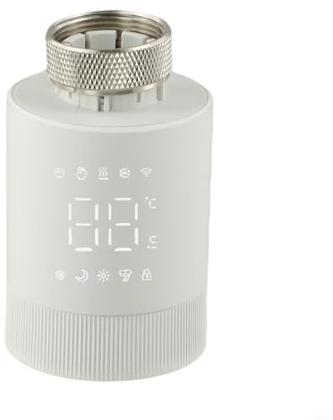 Smart Thermostatic Radiator Valve Controller, WiFi Programmable TRV For Tuya For Smart Life For Alexa, Weekly Scheduling With Remote APP Voice Control