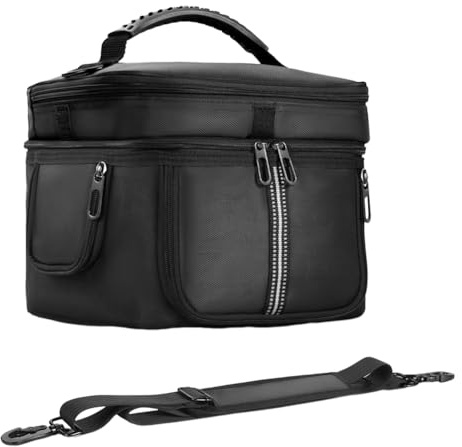 Cymwer Generator Tragetasche, tragbarer Kraftstation Bag Waterd Storage Hülle Mehrere Taschen mit Schultergurt und Griff for ECOFLOW tragbarer Kraftwerk River 3