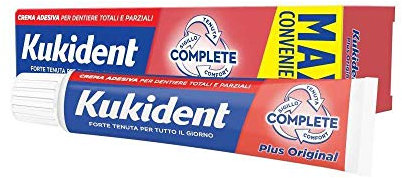 Adhesive Cream For Dental Implants And Complete Dentures Plus 70 G