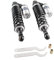 GZYF 340mm Motorrad federbein Stoßdämpfer Luftstoßdämpfer shock absorber Hinterradaufhängung Schwarz/silberfarben