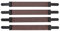 Pégas® Schleifbänder, Breite 12 mm, 4 Stück, Körnung 120