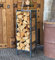 QUICK STAR Metall Kaminholzregal Anthrazit 33x25x90cm Garten Kaminholzunterstand Kaminholzlager Stapelhilfe