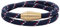 PAUL HEWITT Segeltau Armband Conic Wrap mit robustem Magnetverschluss in Bojenform aus gebürstetem Edelstahl in Messing