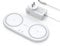 Anker Wireless Charger, PowerWave 10 Dual Pad, Qi Certified, 7.5W for iPhone 11, 11 Pro, 11 Pro Max, XS Max, XR, XS, X, 8, 8 Plus, 10W for Galaxy S20 S10 S9 S8, Note 10 Note 9, DC Adapter Included