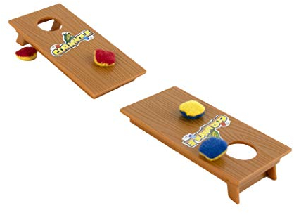 World's Smallest Cornhole, Miniaturspiel, Reisespiel, Mini-Spielzeug, empfohlen ab 6 Jahren.