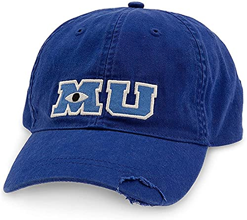 DisneyParks Exclusive - Cappellino da baseball Monsters University, taglia adulto, colore: Blu