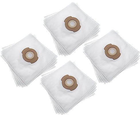 vhbw 20x sacchetto compatibile con Bosch EasyVac 3 aspirapolvere - in microfibra, 27,3cm x 26,5cm, bianco