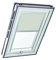 Original Roto Rollo Exclusiv ZRE für Roto Dachfenster - Führungsschiene Silber - Tageslichtrollo Baureihe Designo R6/R8, i8 und Classic 64/84 - Größe 114/118 | 11/11 - Stofffarbe Hellgrau