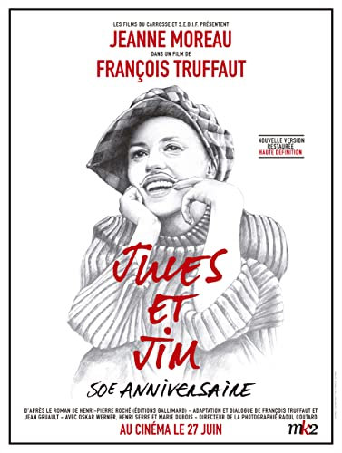 Jules et Jim François Truffaut Poster 30 x 40 cm