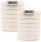 SULPO Elastic rubber laces without ties, flat, with screw closure, Beige 2 pairs, One Size