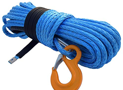 Grün 10mm * 30m Synthetisches Windenseil, Spectra Winchkabel, Kevlar Winchkabel, Ersatzseil Seilseil für Winde (Color Name : Blue)