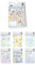 Ursus 56330008 - 3D-Sticker Set Baby Boy, Set mit 7 verschiedenfarbigen Stickerbogen, selbstklebend, leicht abziehbar, geeignet zur Kartengestaltung