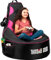 Premium Gaming Sitzsack, Erwachsene, Kinder, Jugendliche (Schwarz_Rot) (Rosa, Kind)