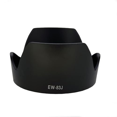 Braleto EW-83J Gegenlichtblende für Canon EF-S 17-55mm f/2.8 is USM Objektiv Streulichtblende Kameraobjektiv-Zubehör schützt das Objektiv und verhindert Reflexion