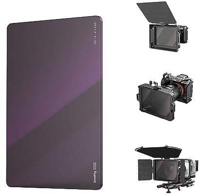 SMALLRIG 4 x 5,65 ND 1,8 (6 Stop) Filter, quadratischer Neutraldichtefilter, 4 mm Dickes, mehrschichtig beschichtetes optisches B270-Glas, 1,56% Lichtdurchlässigkeit für Außenaufnahmen – 4227
