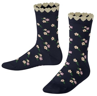FALKE Unisex Kinder Ditsy Flowers Socken Baumwolle atmungsaktiv